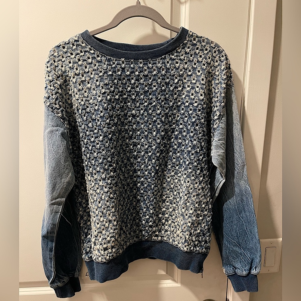 PRPS Denim Distressed Shirt